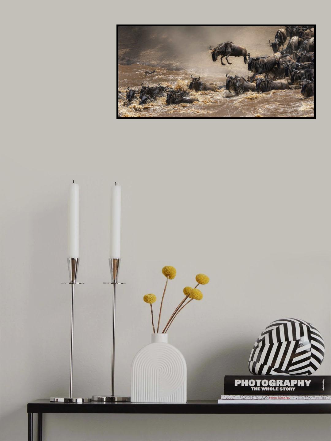 Crossing Masa river Poster och Canvastavla