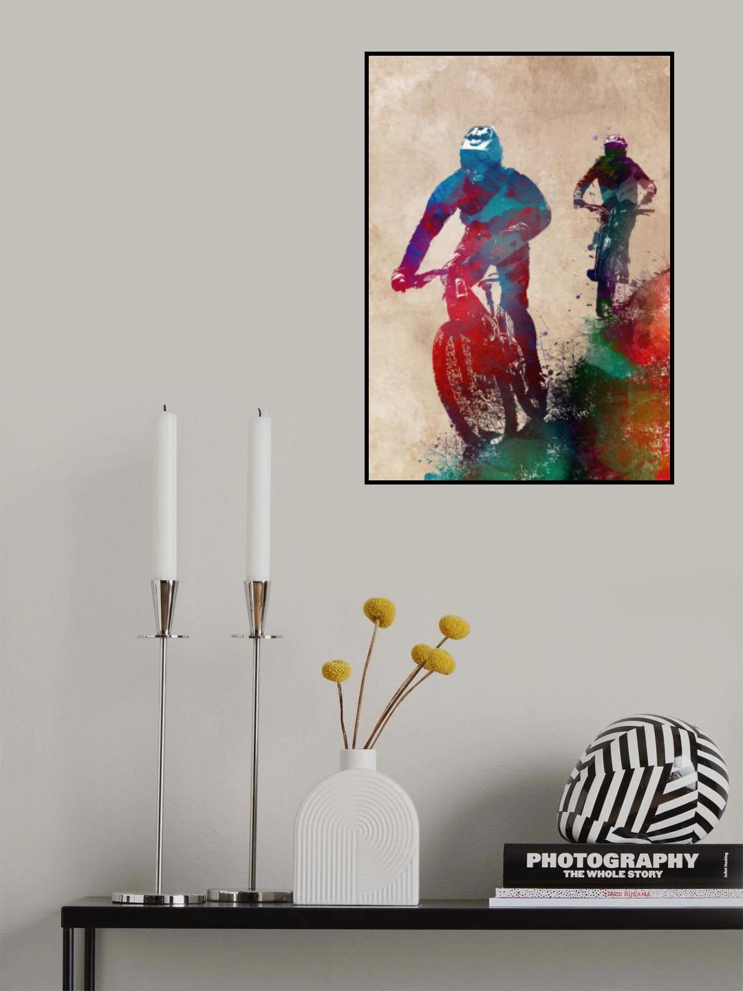 Bikers sport art 6 Poster och Canvastavla