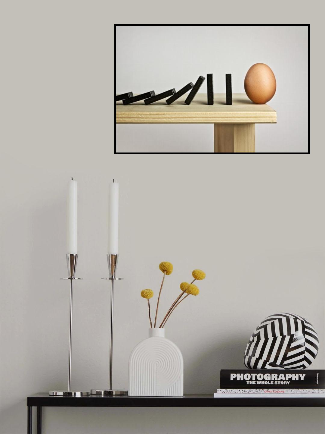 Domino Effect Poster och Canvastavla