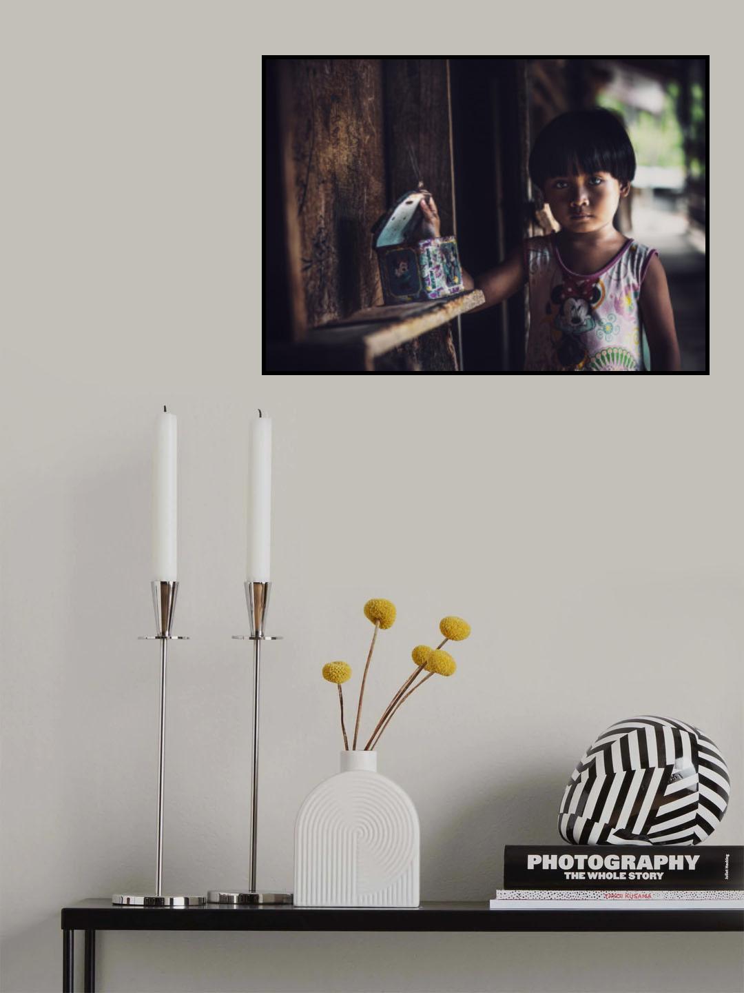 Iban beauty in the dark Poster och Canvastavla