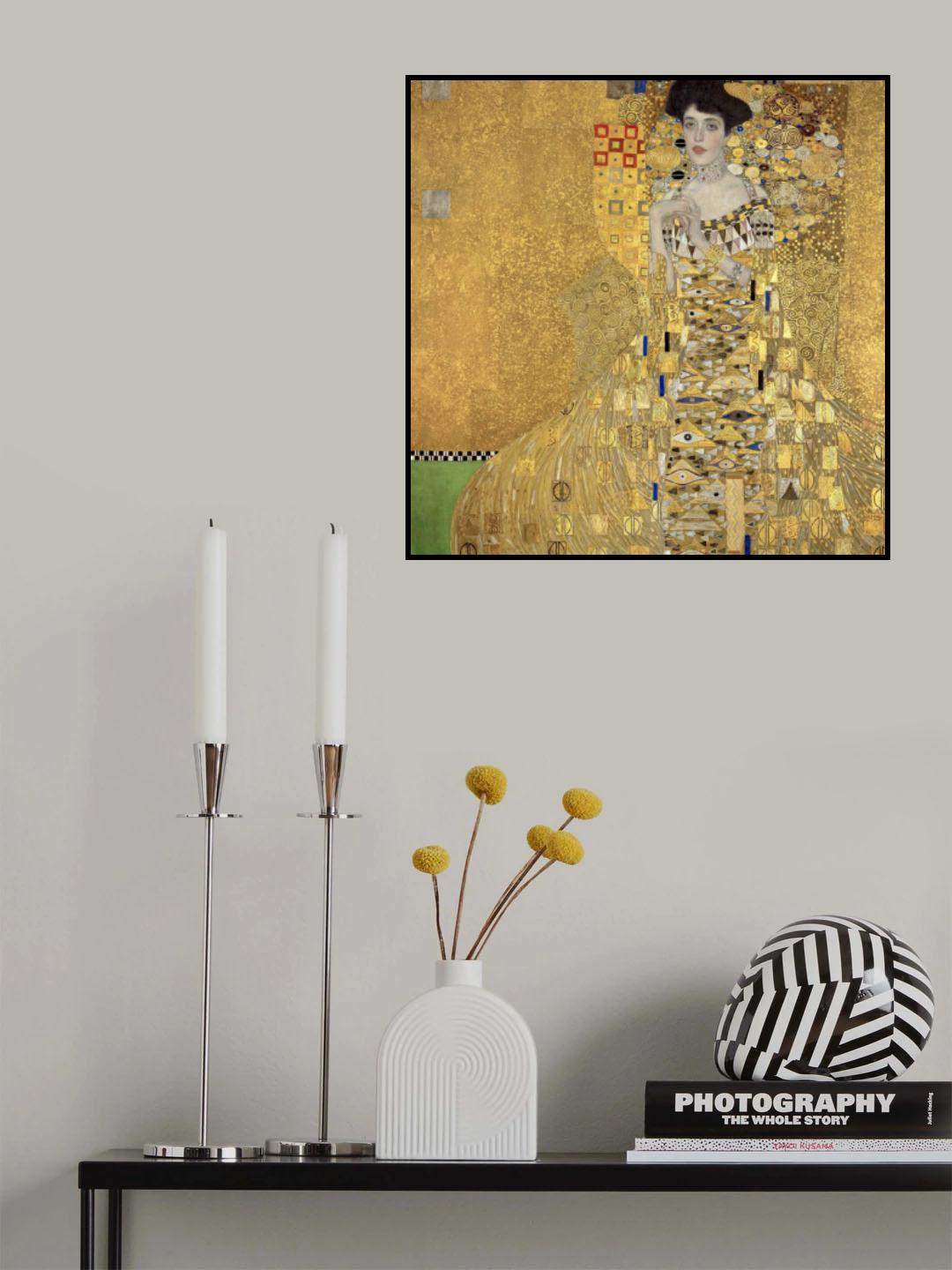 Portrait of Adele Bloch Bauer I (1907) Poster och Canvastavla