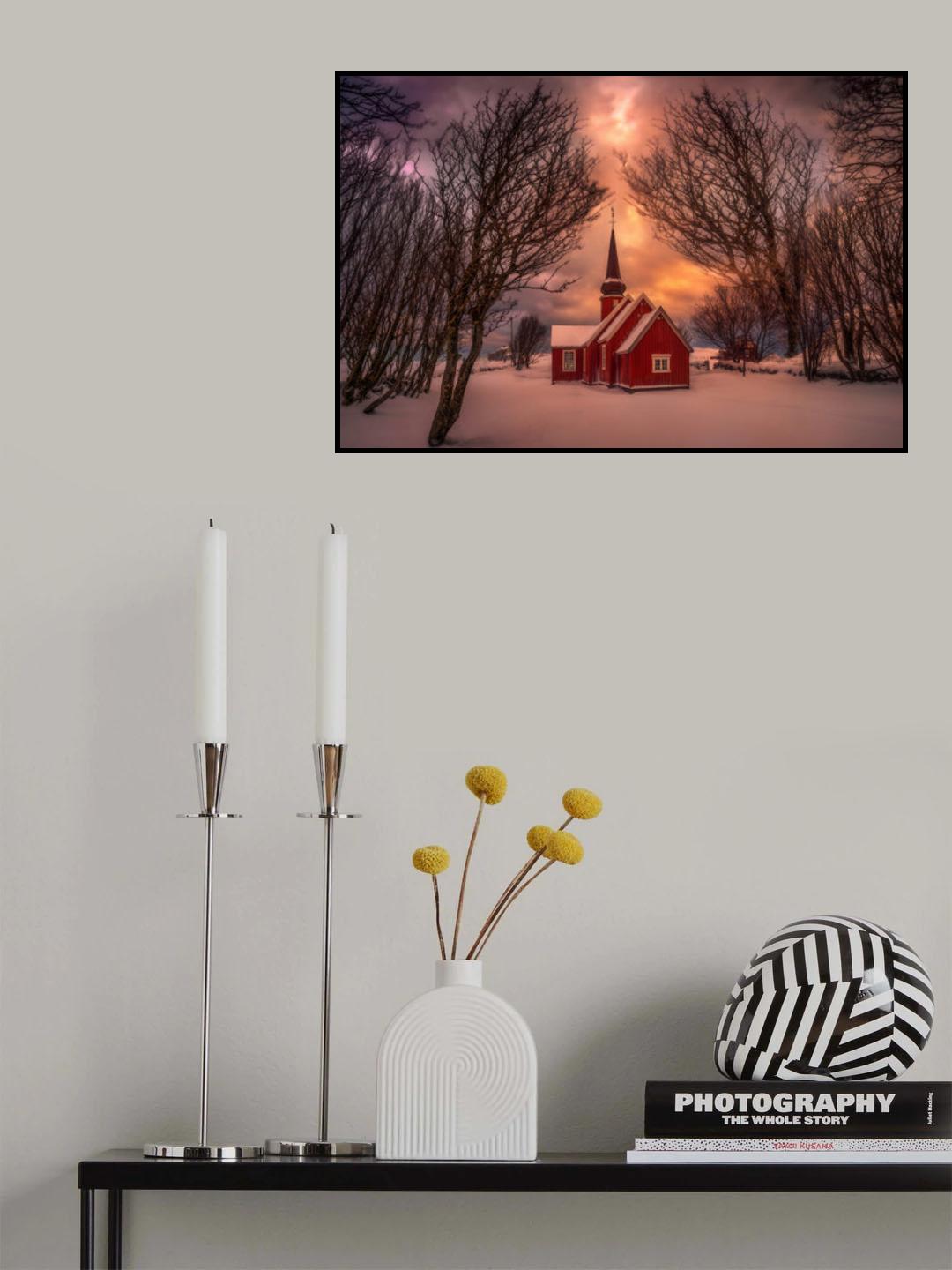 Church Poster och Canvastavla