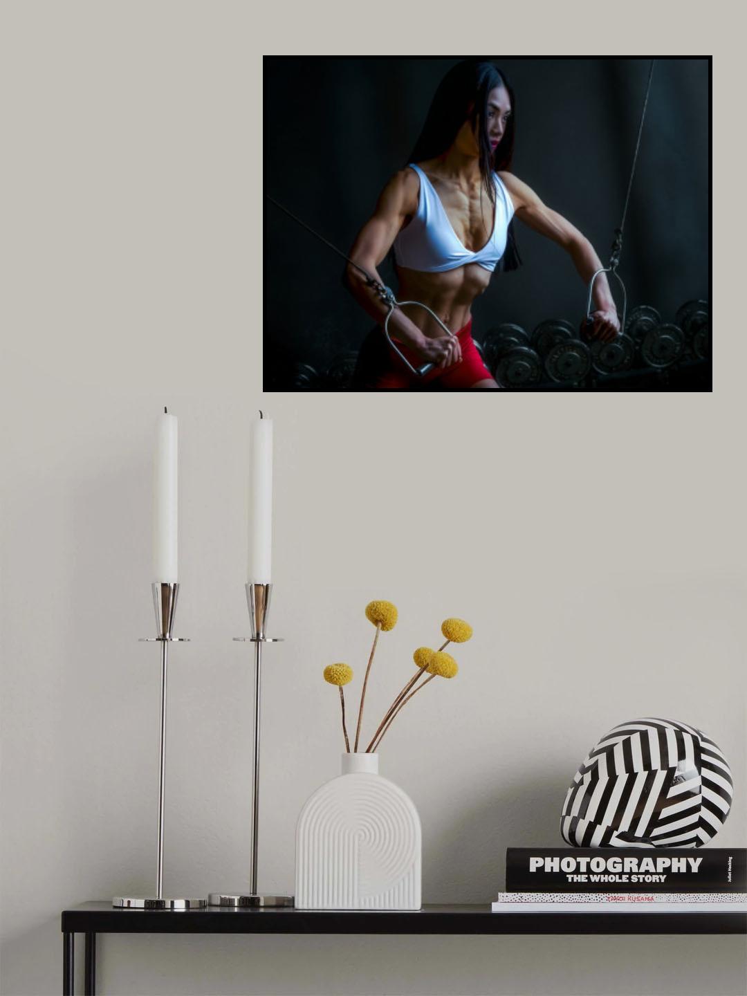 Bodybuilder Poster och Canvastavla