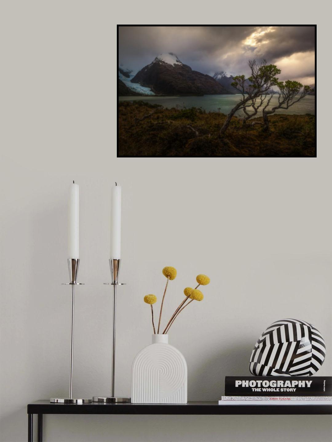 Southernmost Fjords Poster och Canvastavla
