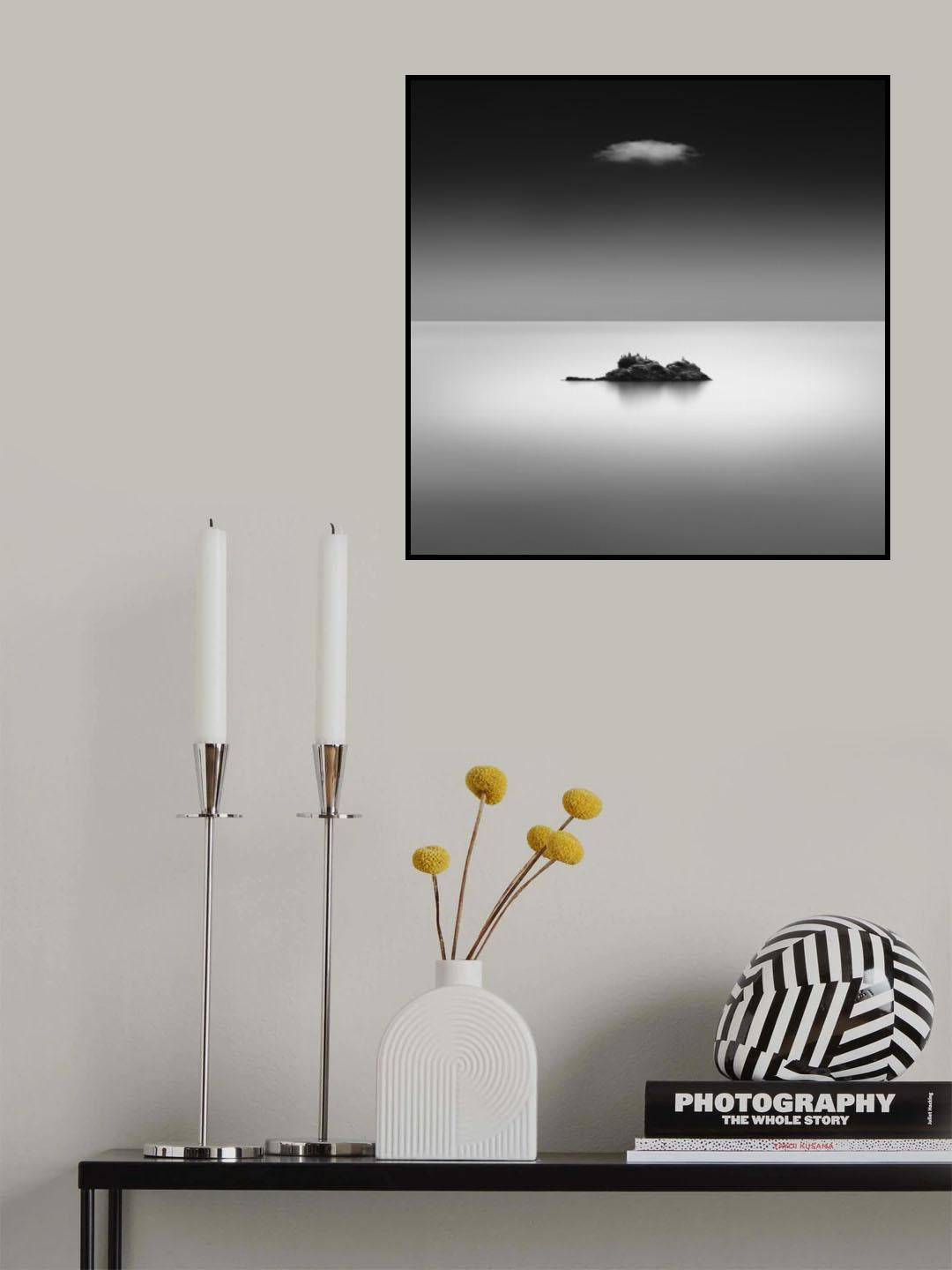 A Rock and A Cloud Poster och Canvastavla