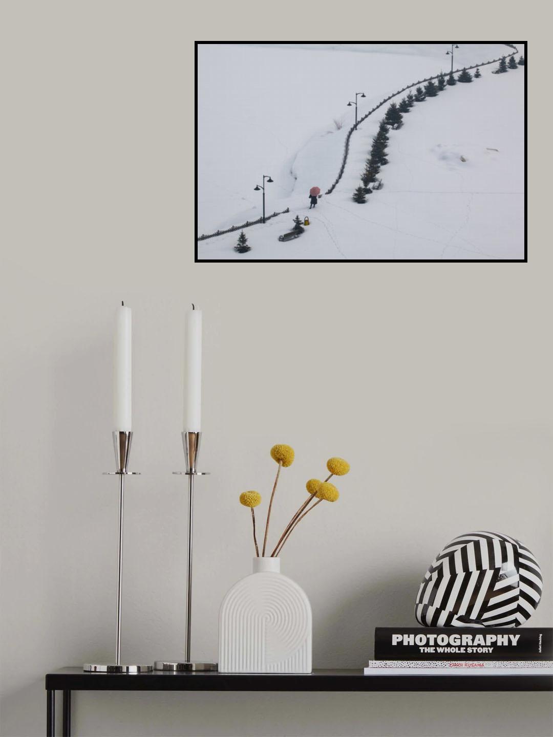 Snow Poster och Canvastavla