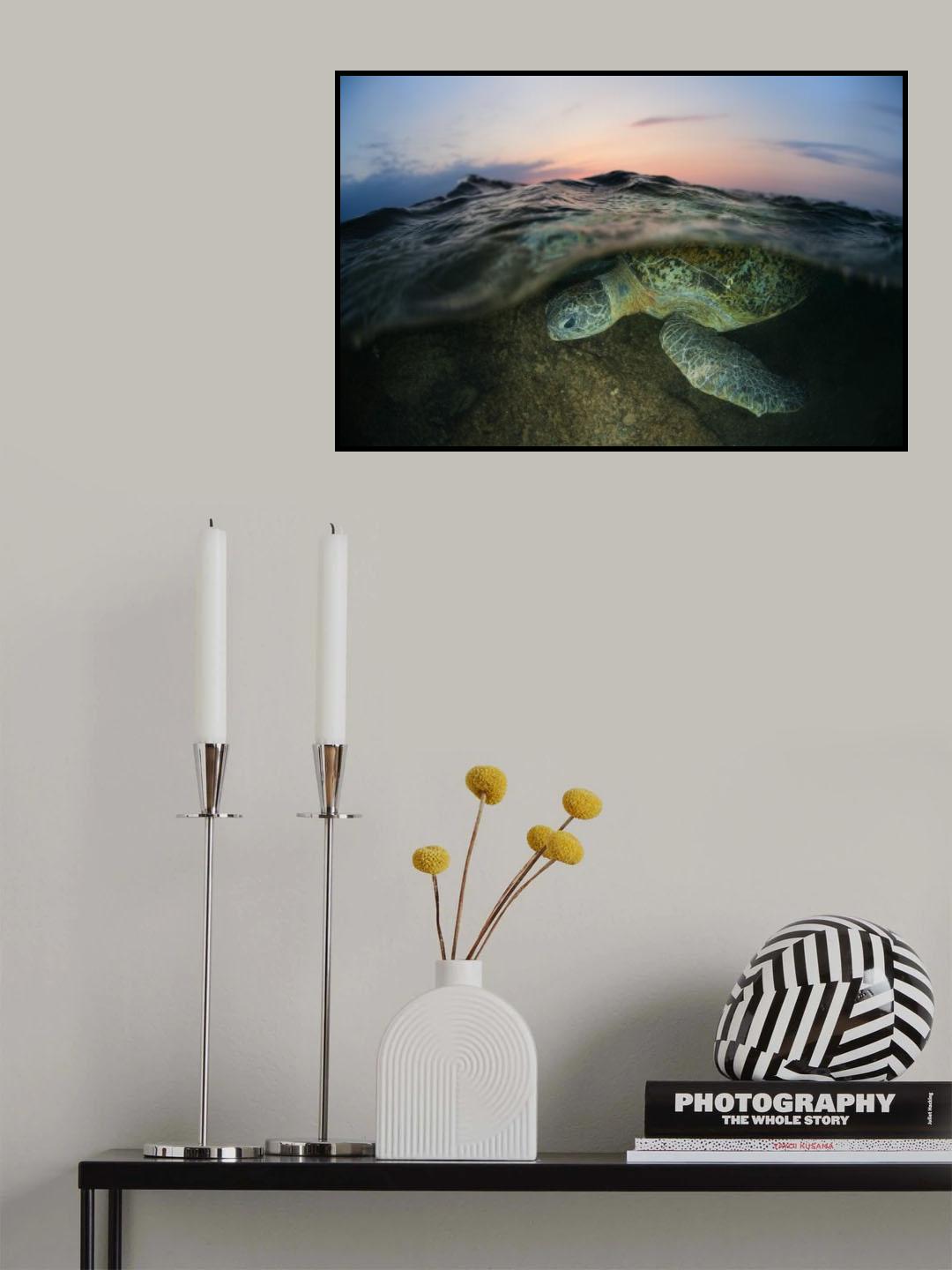 Under the wave Poster och Canvastavla
