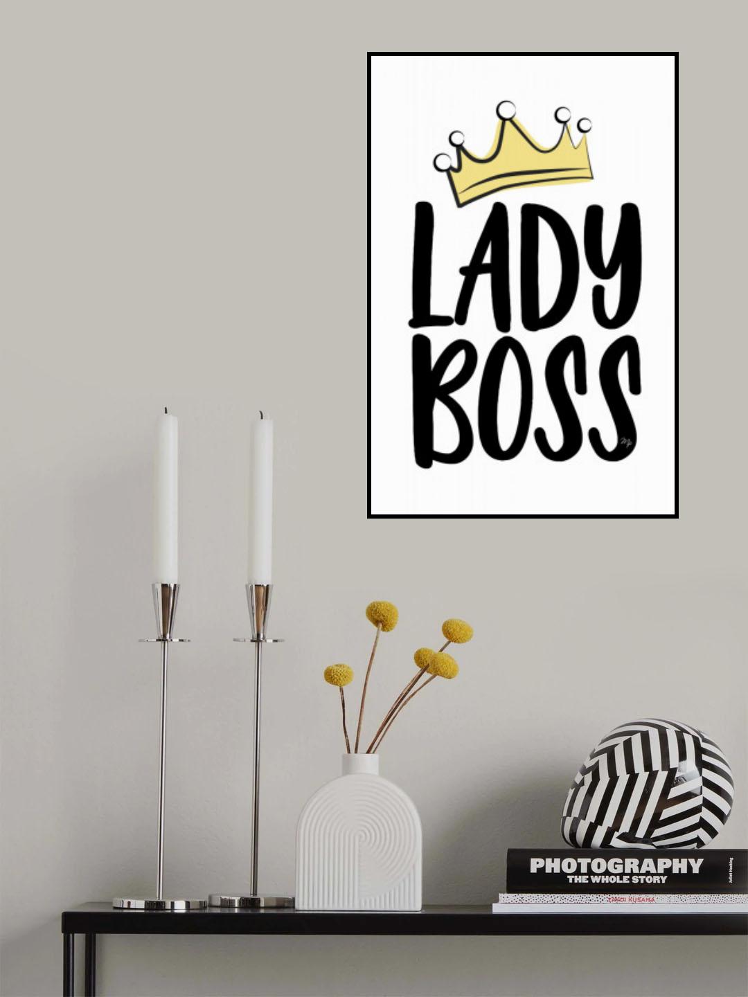 Lady Boss Poster och Canvastavla