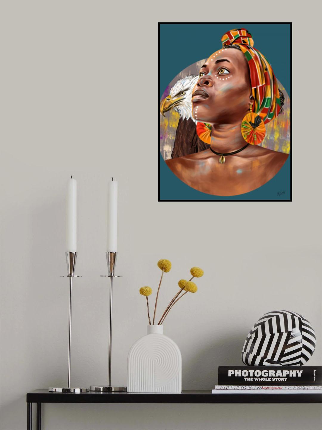 Eagle eye Poster och Canvastavla