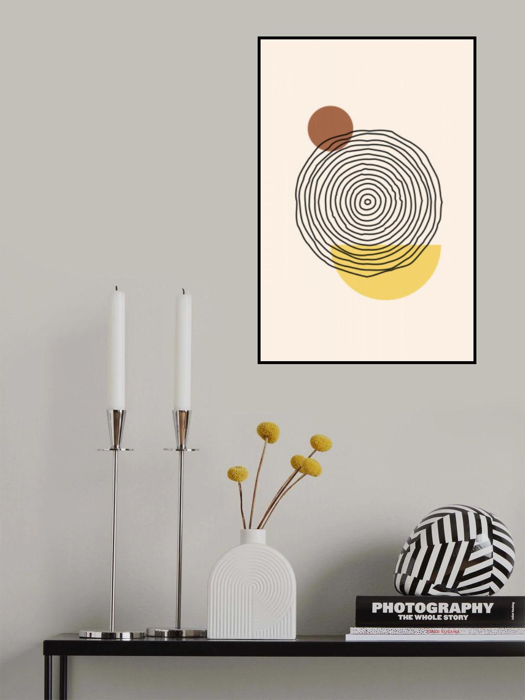 Geometric Abstract Shapes Iii Poster och Canvastavla