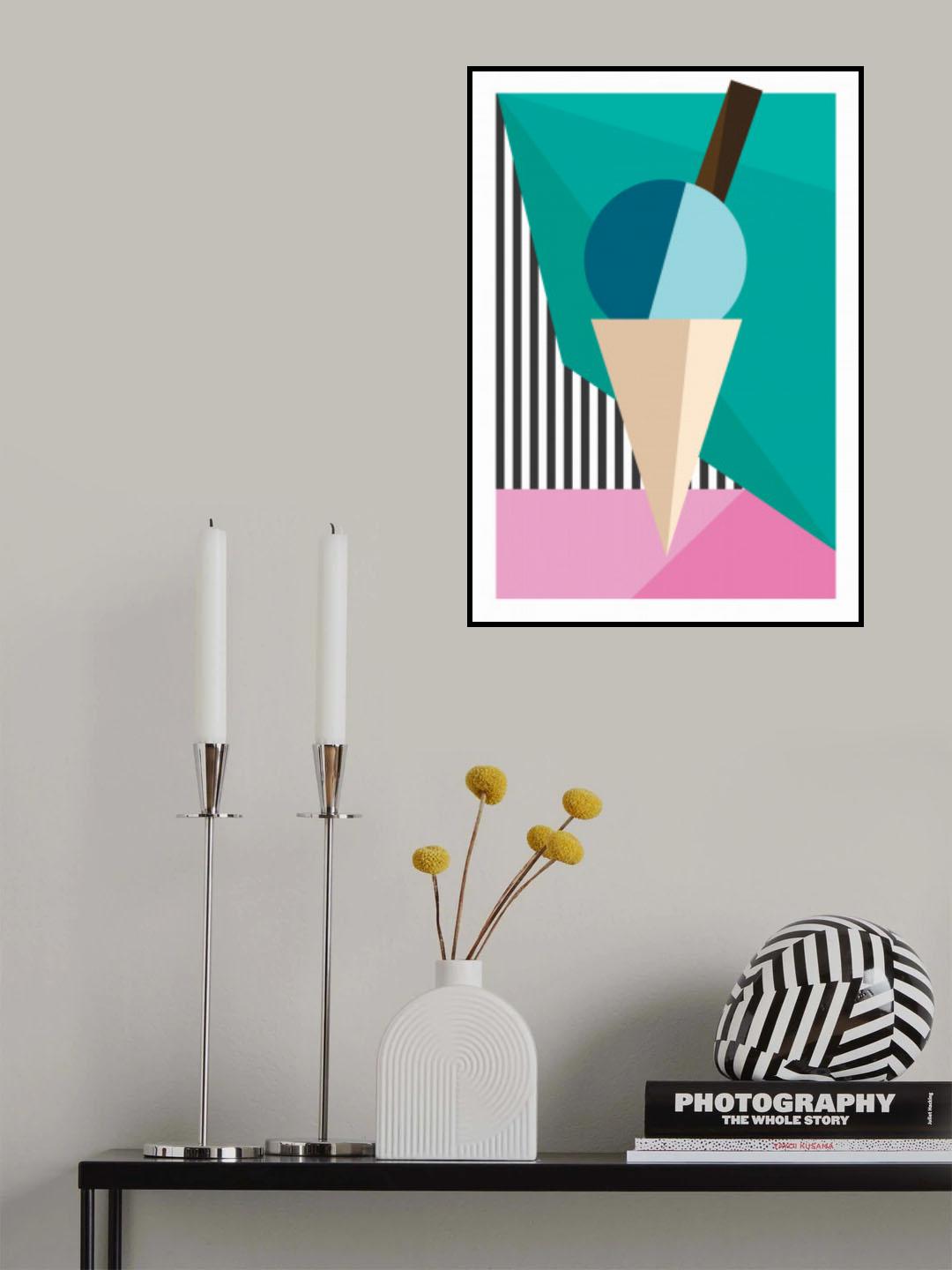 Ice Cream Poster och Canvastavla