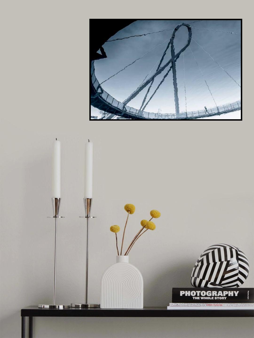 circular bridge Poster och Canvastavla