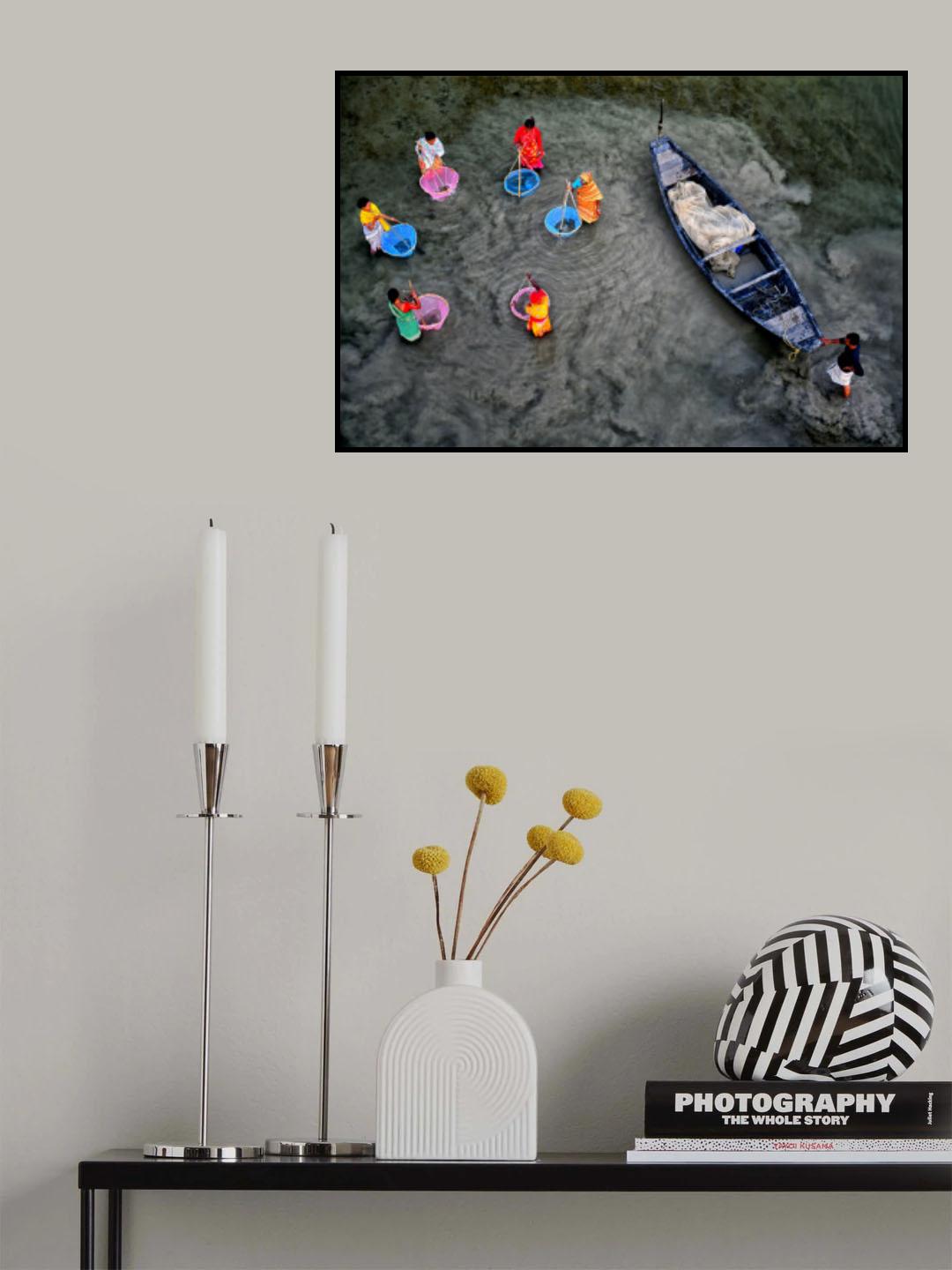 Fishing Time Poster och Canvastavla