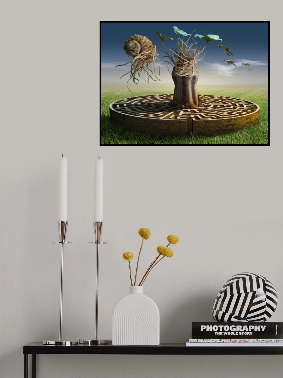 Labyrinth Poster och Canvastavla