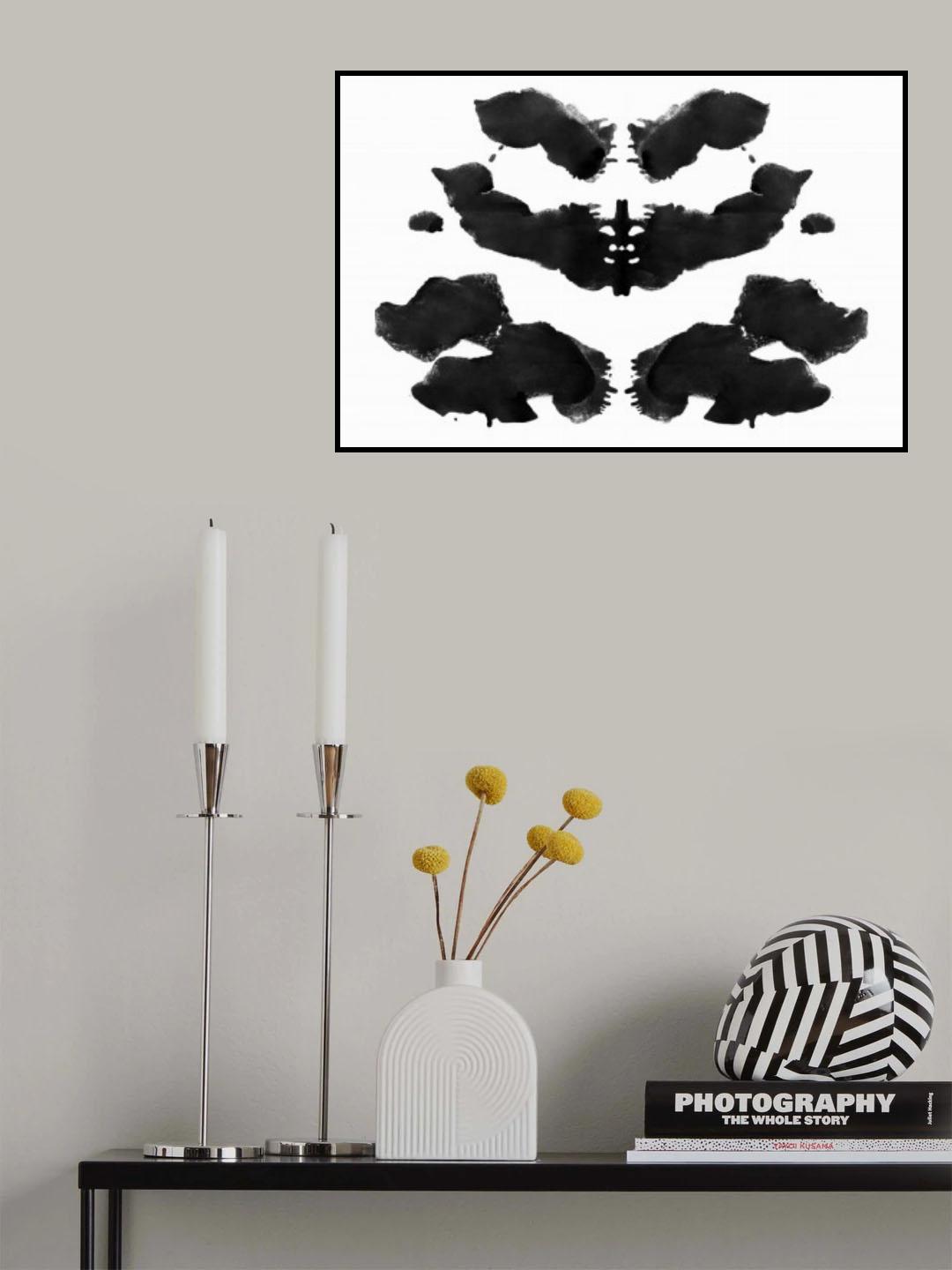 Inkblot 05 Poster och Canvastavla
