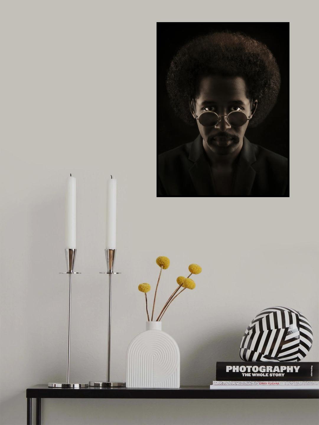 Ali Elthagib Poster och Canvastavla