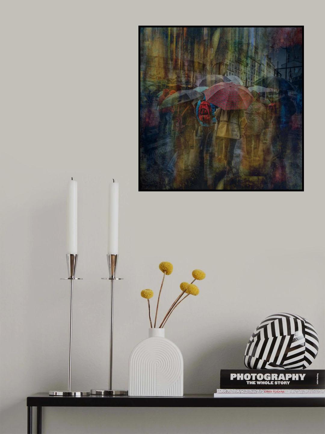 it's raining Poster och Canvastavla