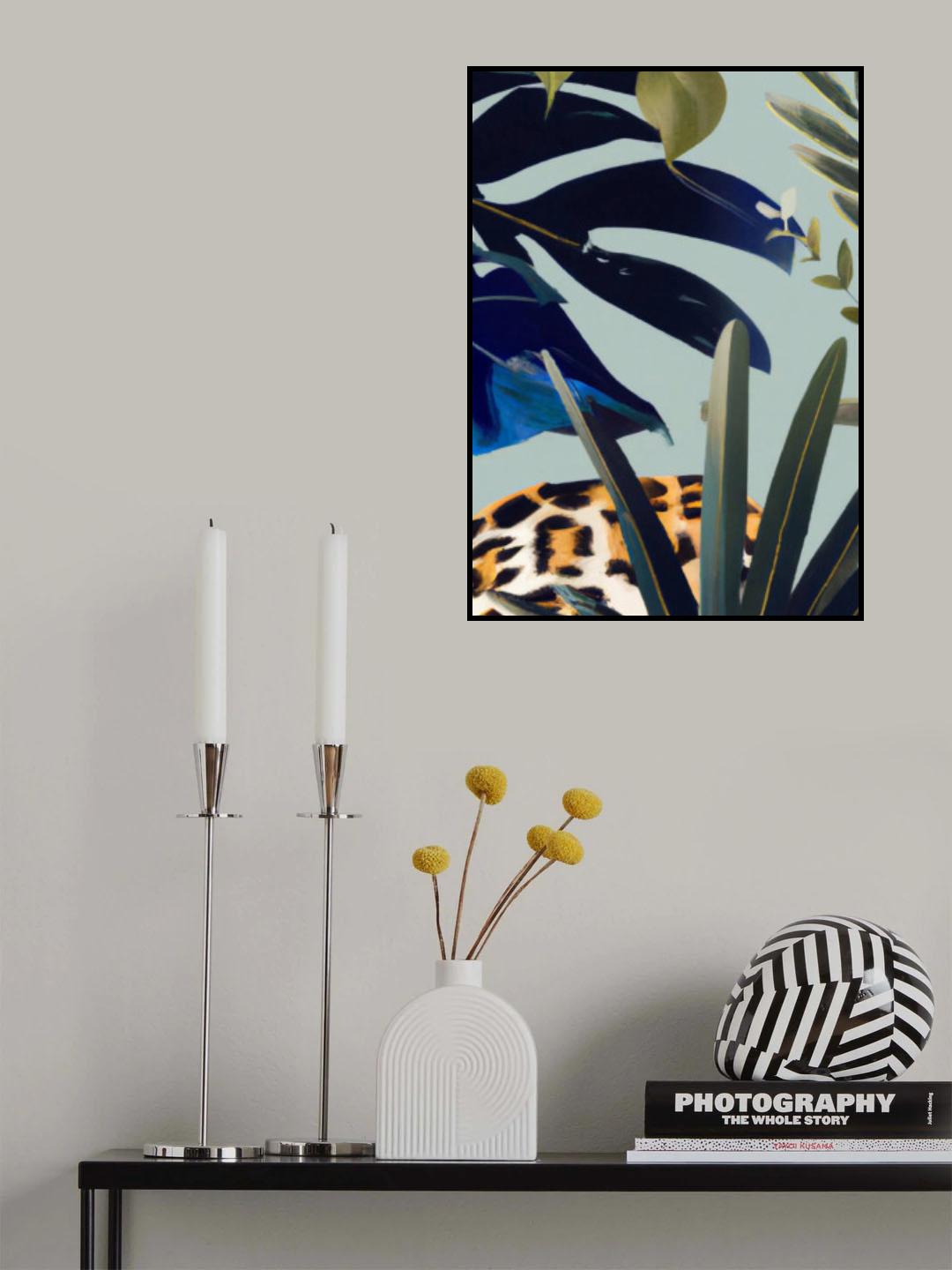 Hidden Leopard Poster och Canvastavla