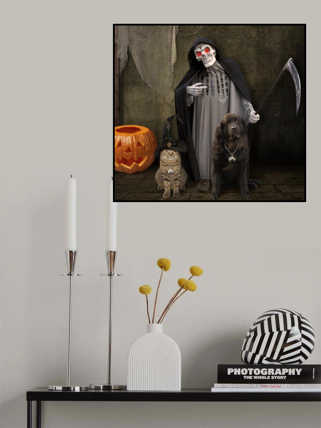 Keep calm! Halloween is coming soon... Poster och Canvastavla