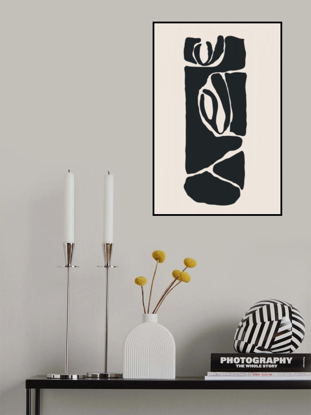 Abstract Face Series #5 Poster och Canvastavla