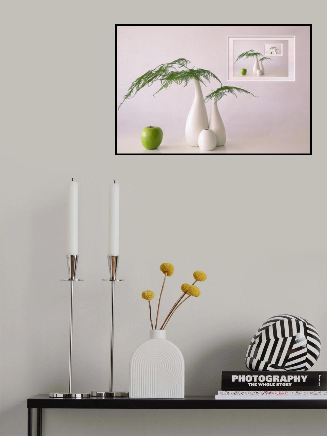Asparagus fern & apple Poster och Canvastavla