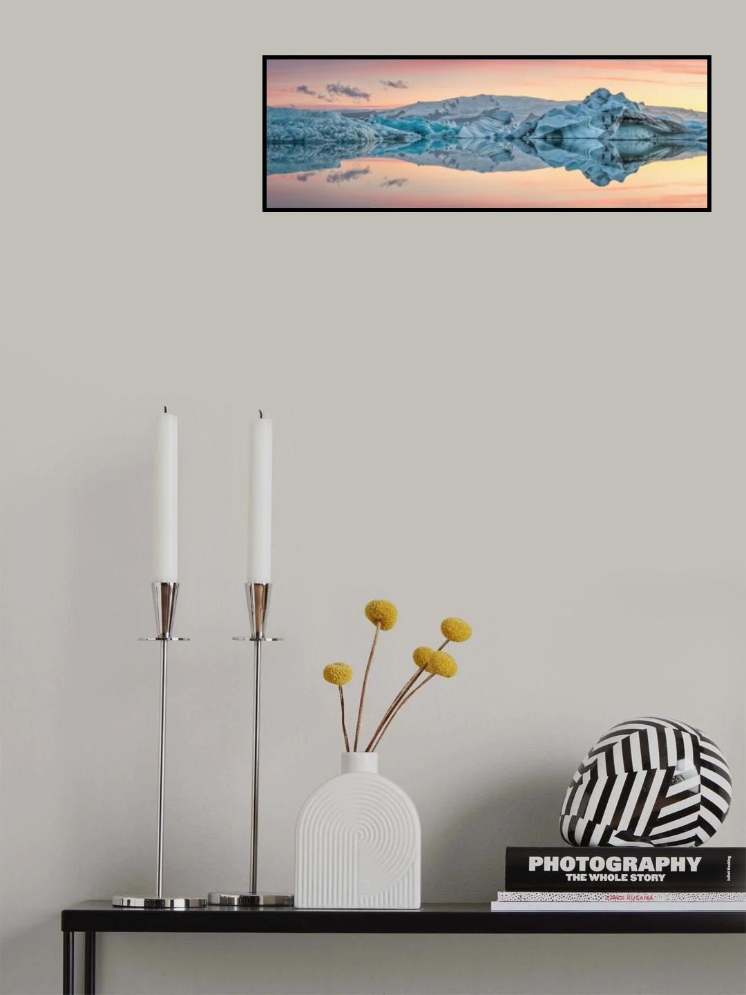 glacier lagoon Poster och Canvastavla