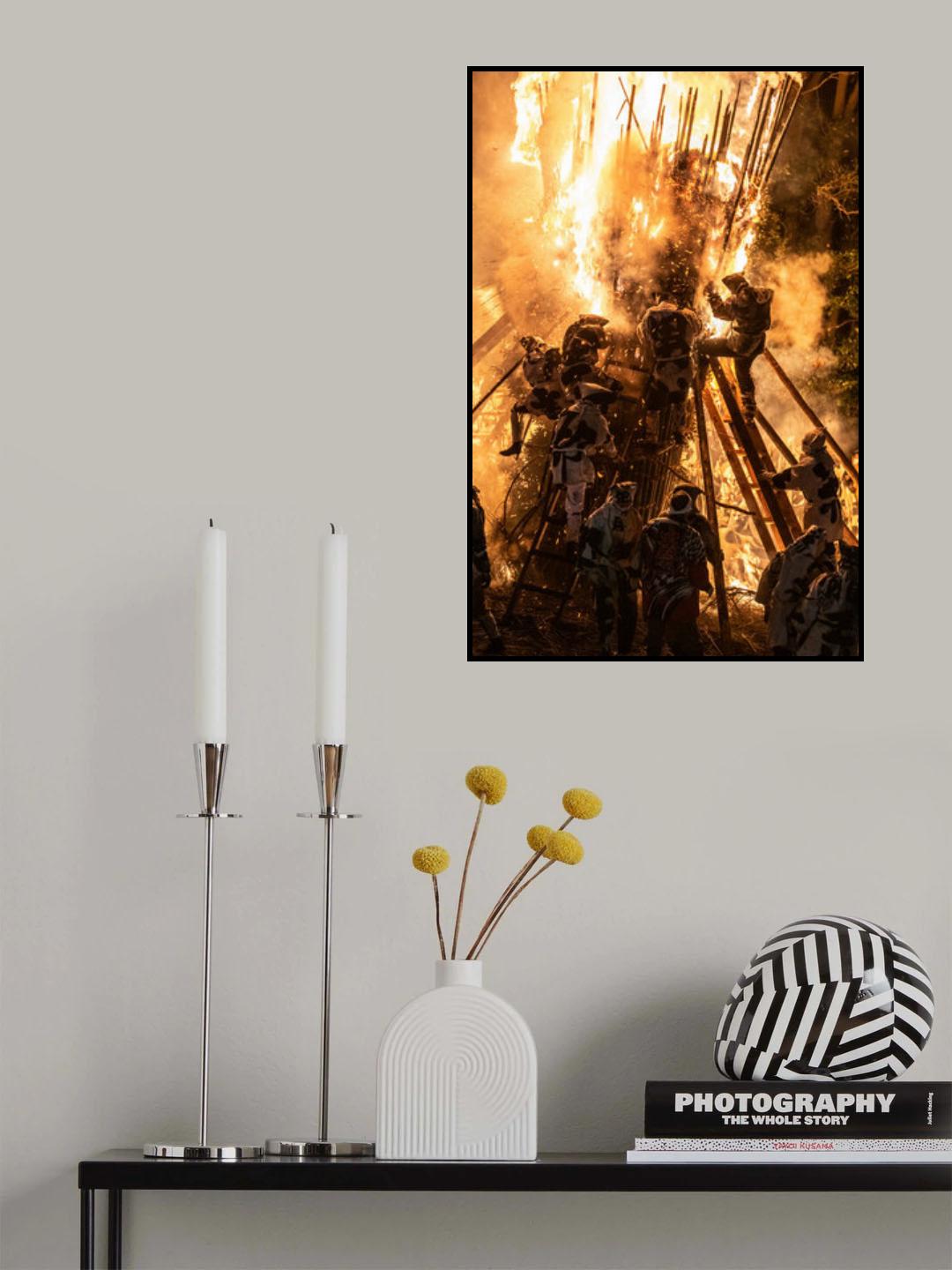 Toba firefestival Poster och Canvastavla