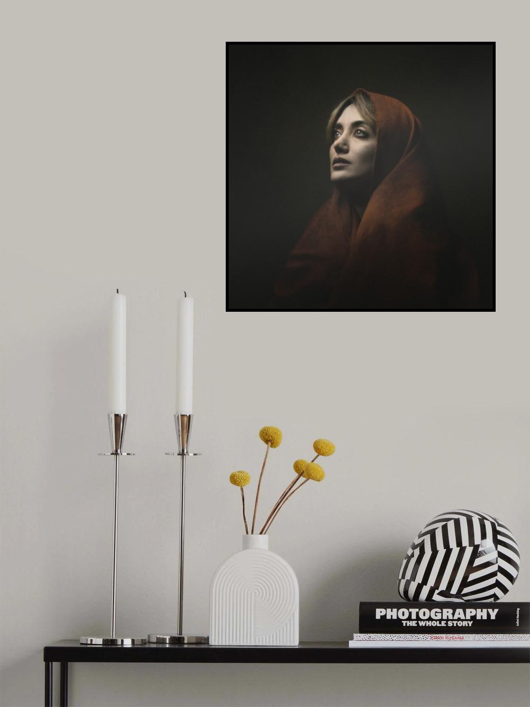 Persian Girl Poster och Canvastavla