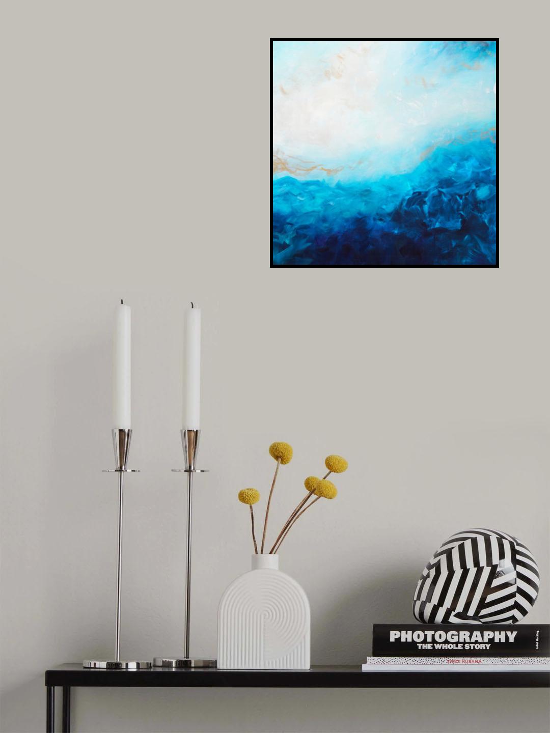 Blue Sea, golden Sunlight 2 Poster och Canvastavla