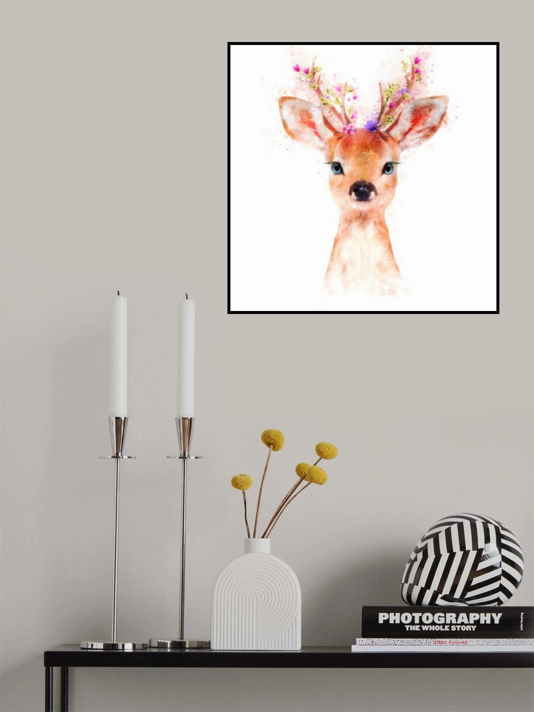 Baby Deer Poster och Canvastavla