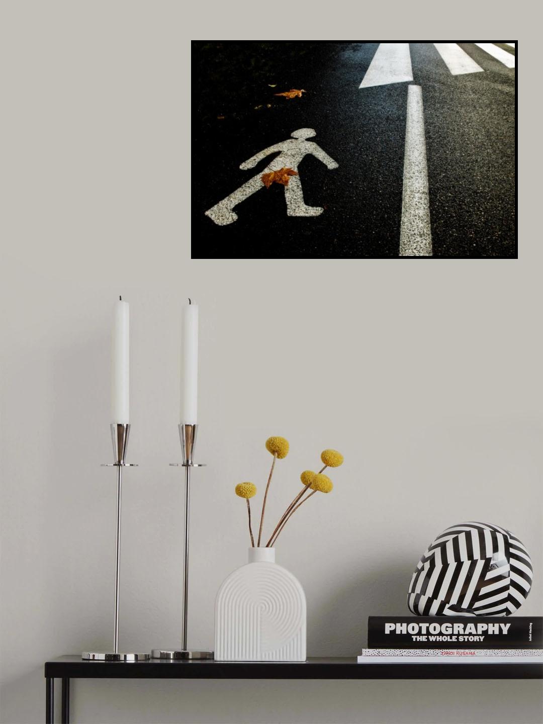 Autumn on the road Poster och Canvastavla