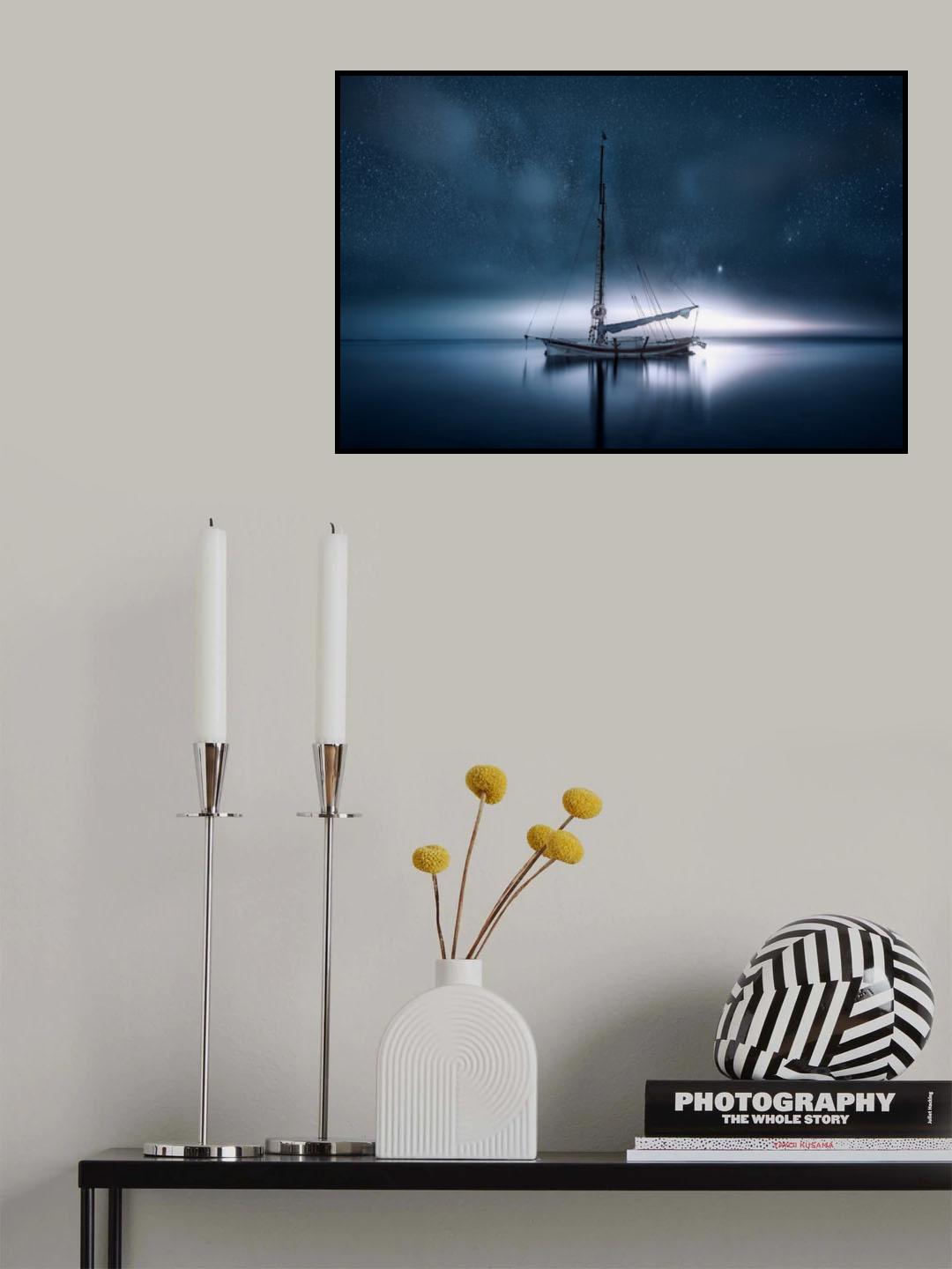 Drifting night Poster och Canvastavla
