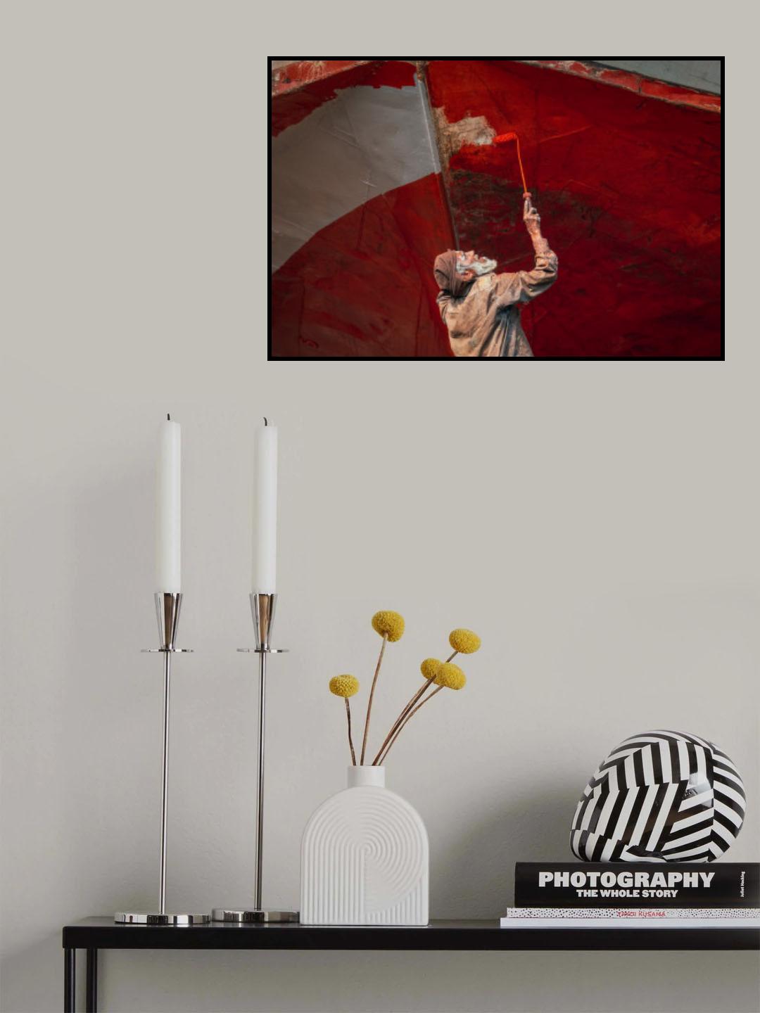Paint the Ship Poster och Canvastavla