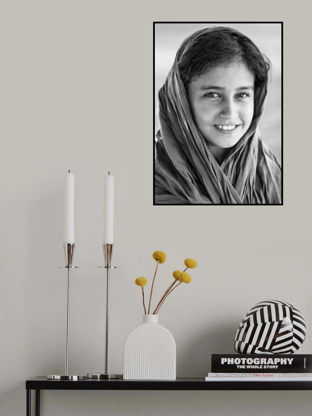 Innocent Palestinian little girl Poster och Canvastavla