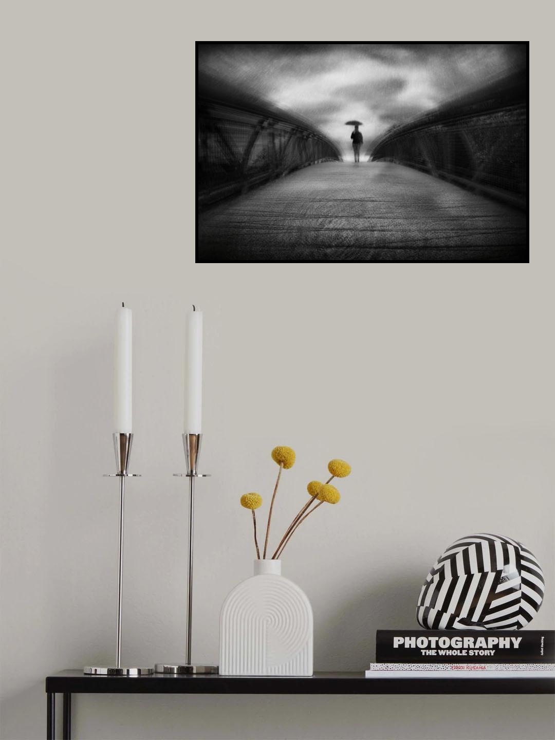 ...rainy bridge Poster och Canvastavla