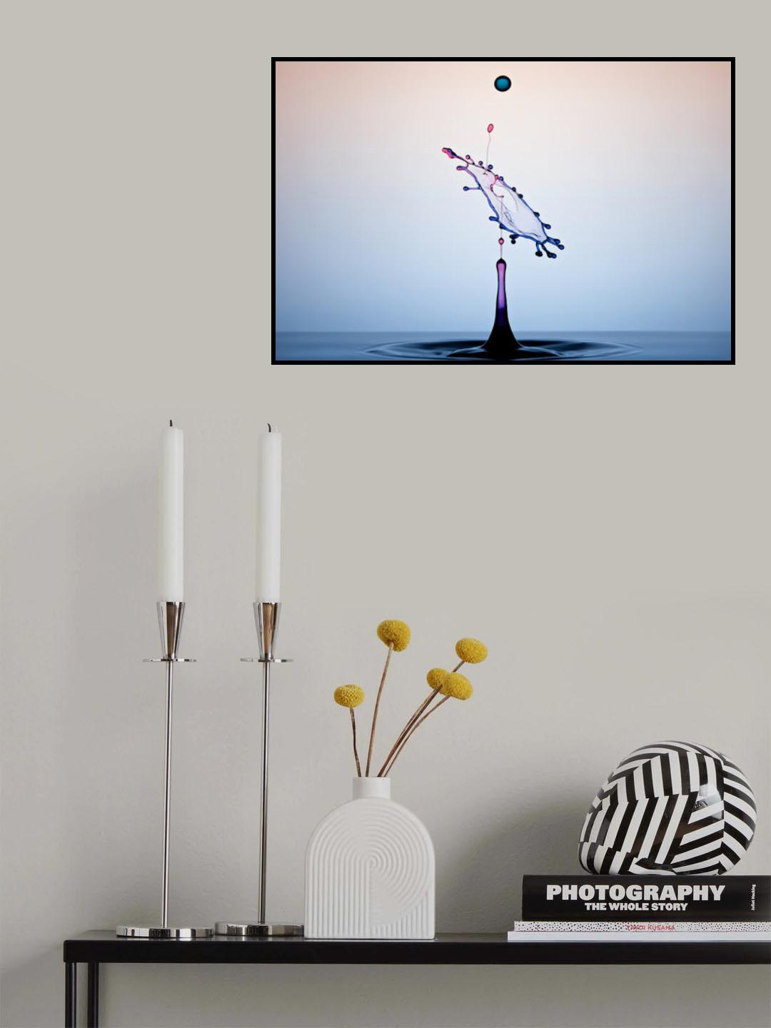 Color Water Art Poster och Canvastavla