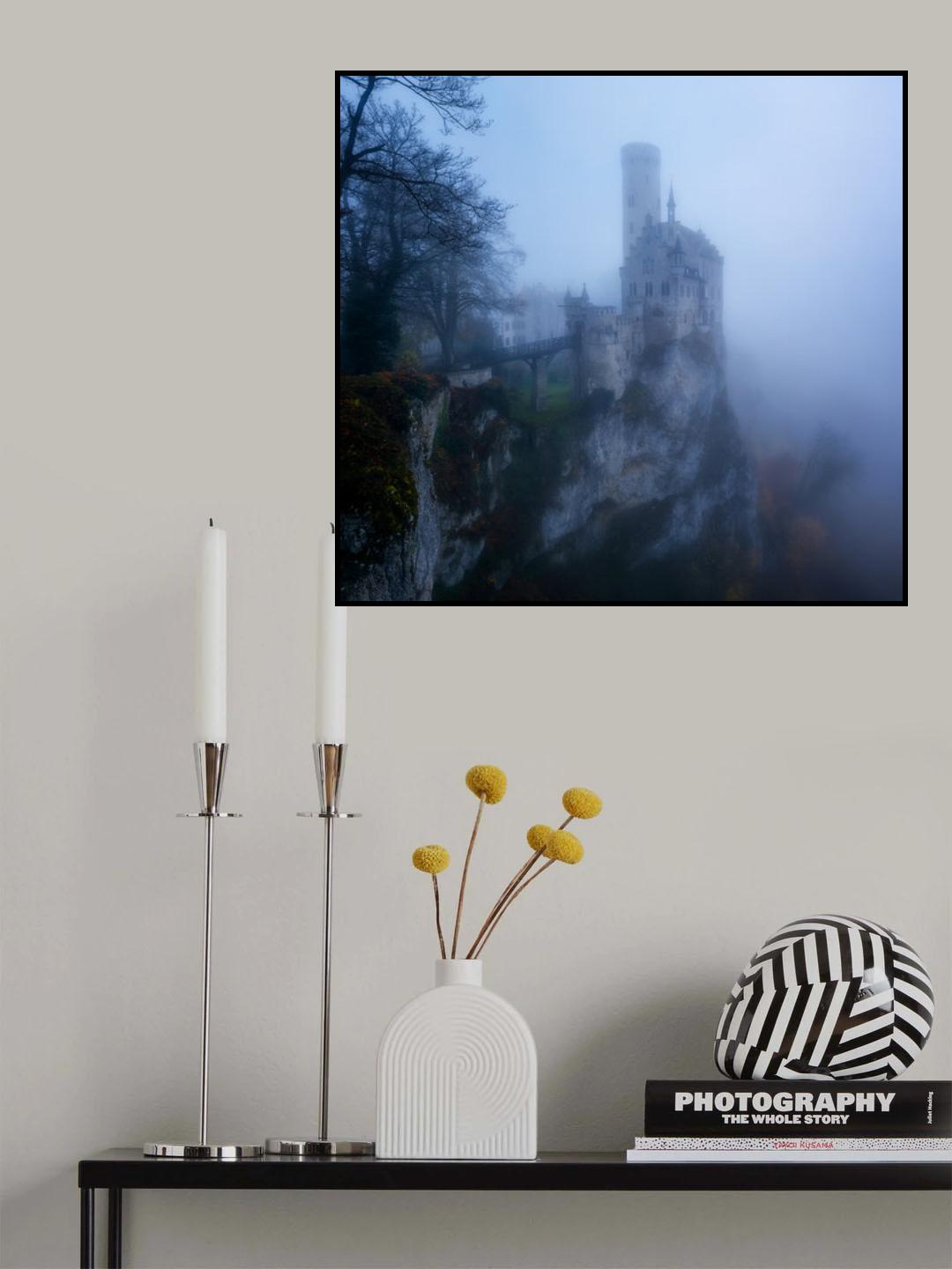Castle in the Mist Poster och Canvastavla