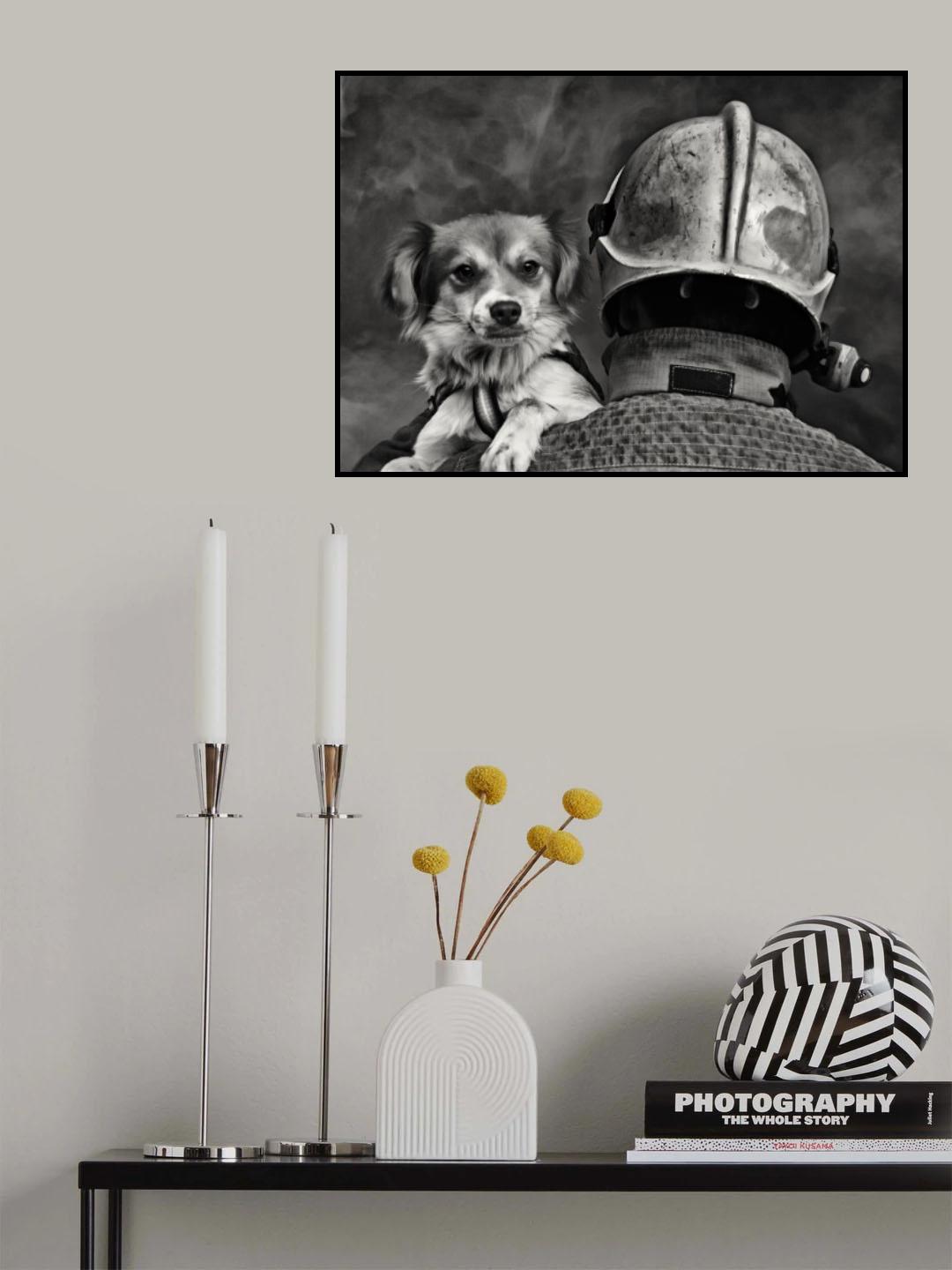Dog's Best Friend. Poster och Canvastavla
