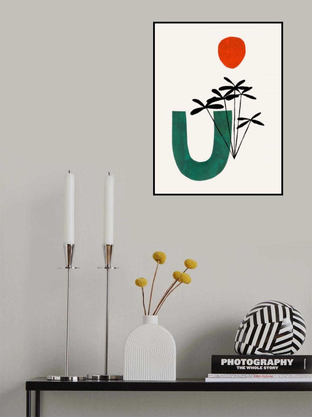 Green Leaves Poster och Canvastavla
