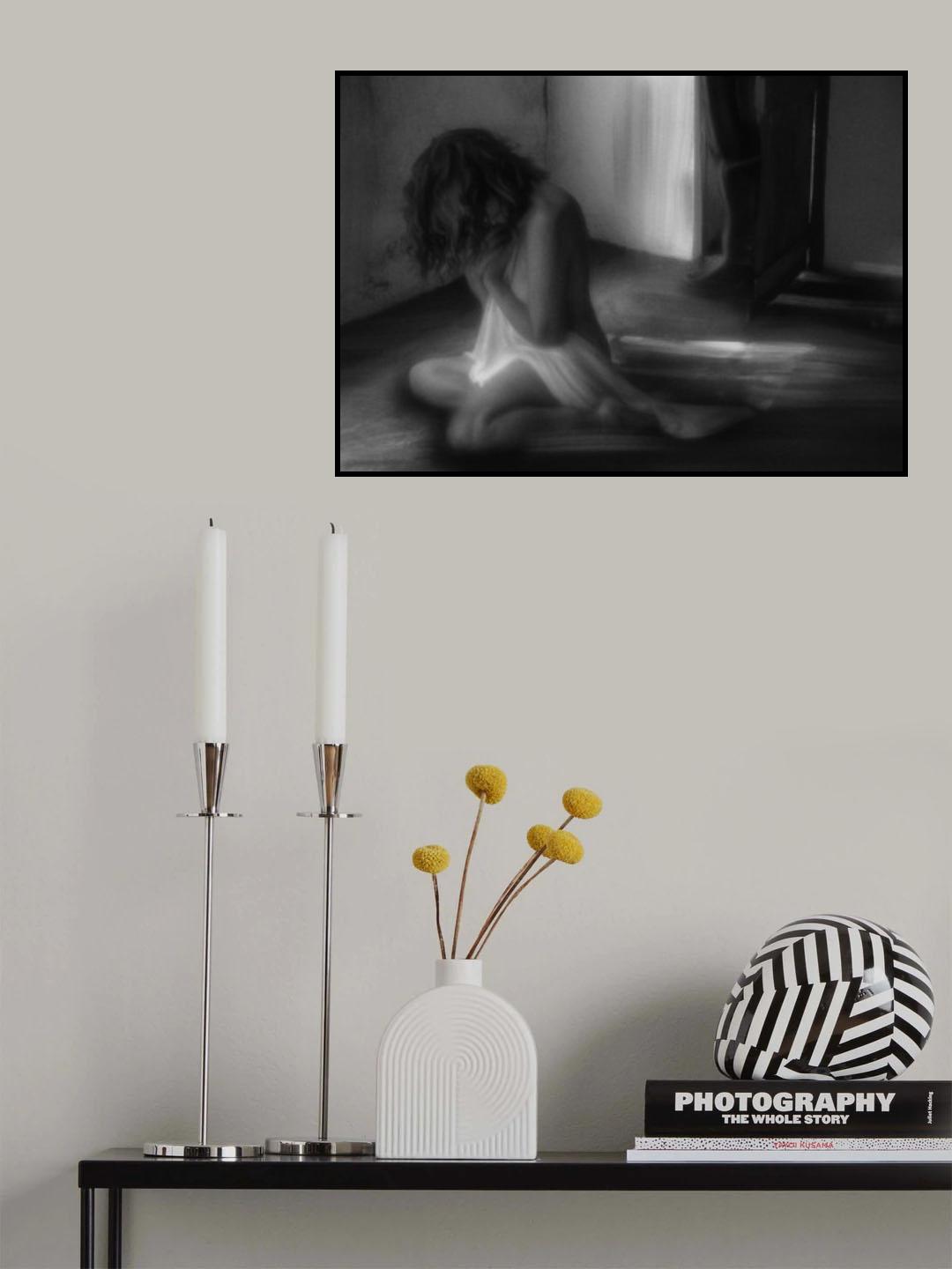 '...I don't matter...and never did... mono" Poster och Canvastavla