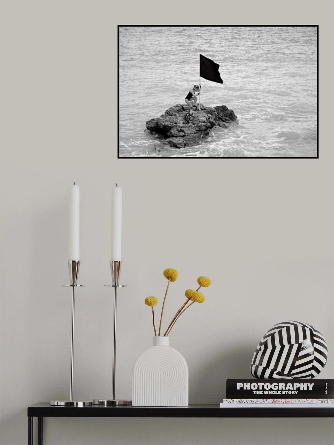 black flag Poster och Canvastavla