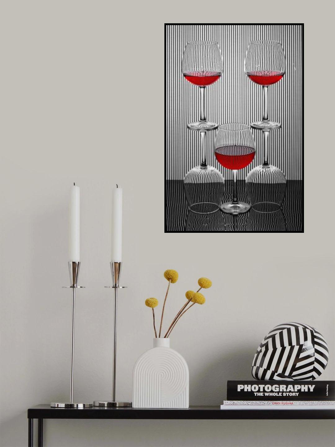 Striped still life Poster och Canvastavla