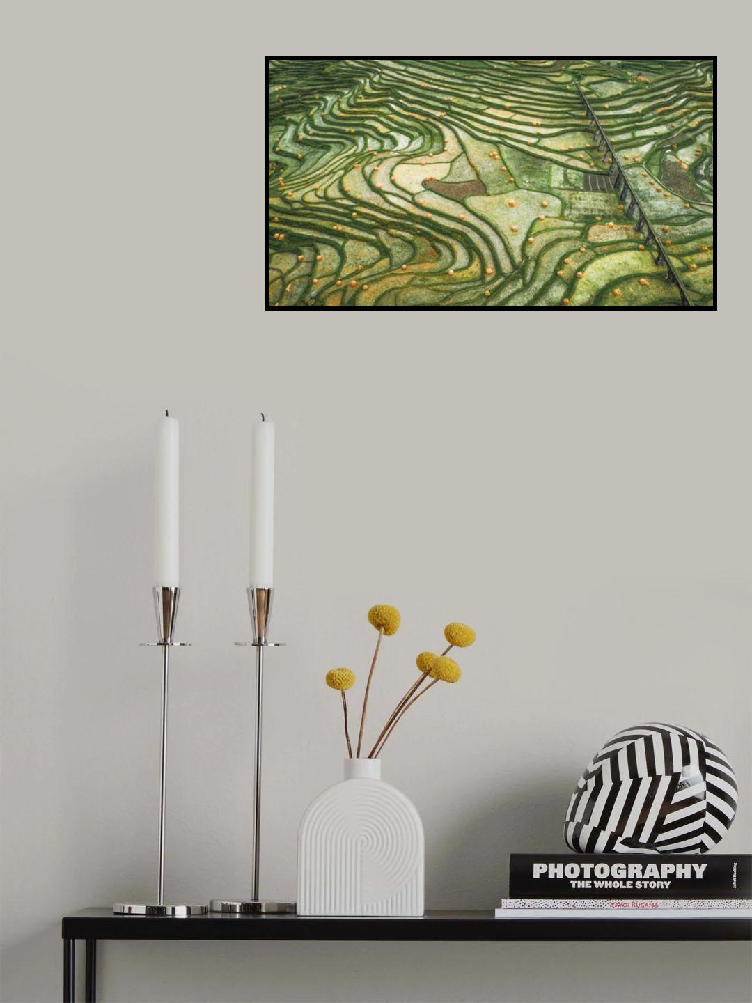 Rhyme terrace Poster och Canvastavla