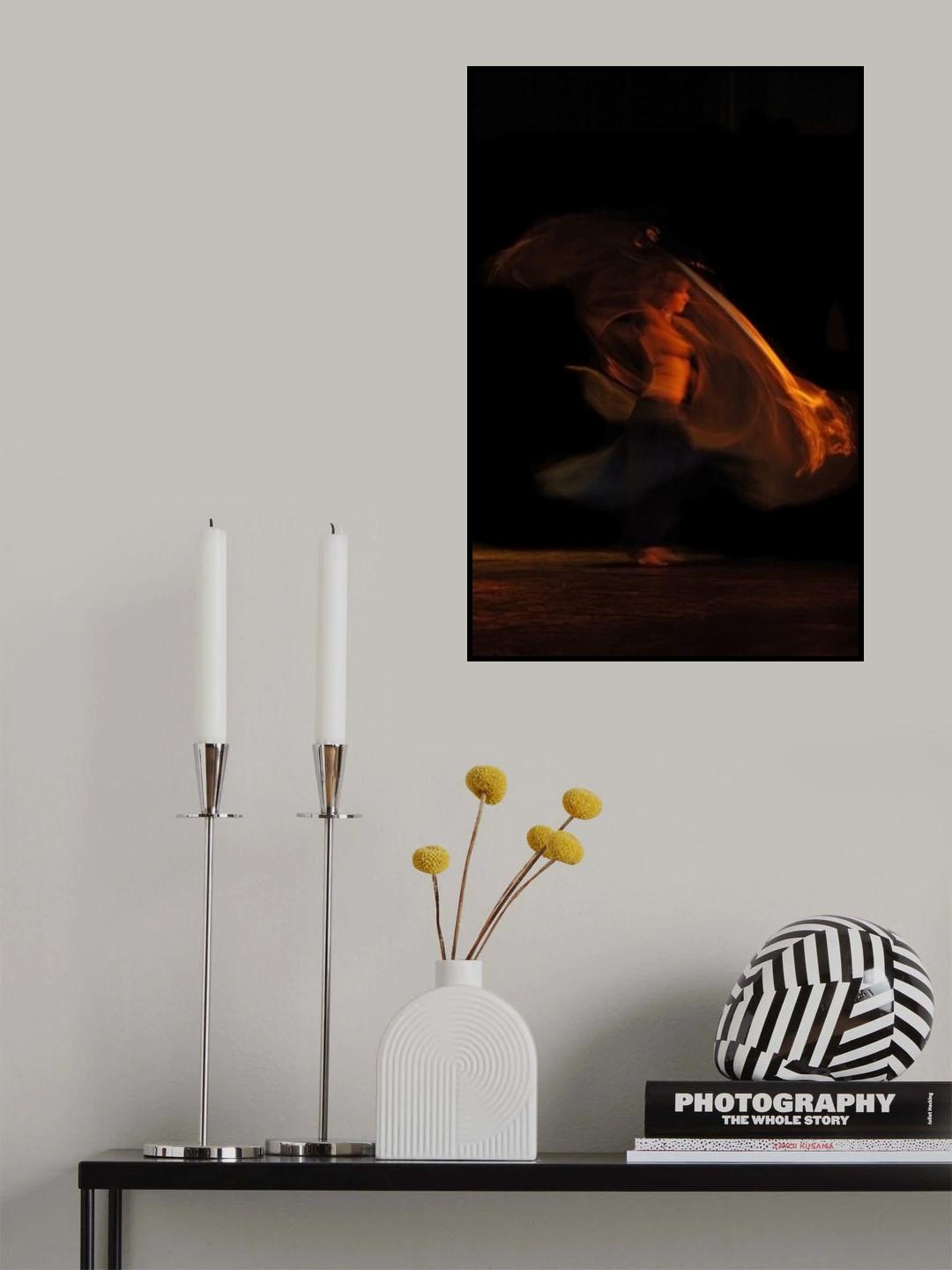 Dancingfire Poster och Canvastavla