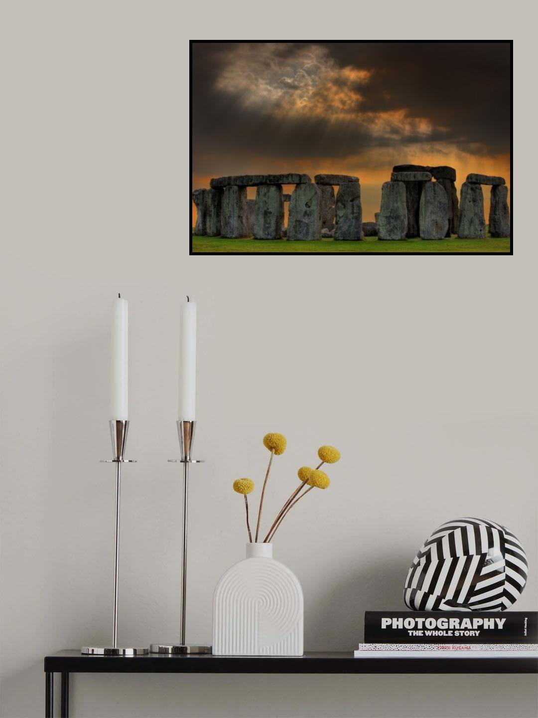 Within A Place Of A Stone Circle Poster och Canvastavla