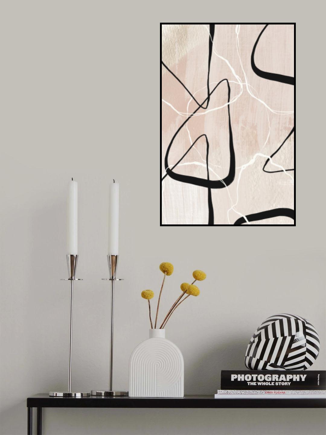 White Lines 1 Poster och Canvastavla