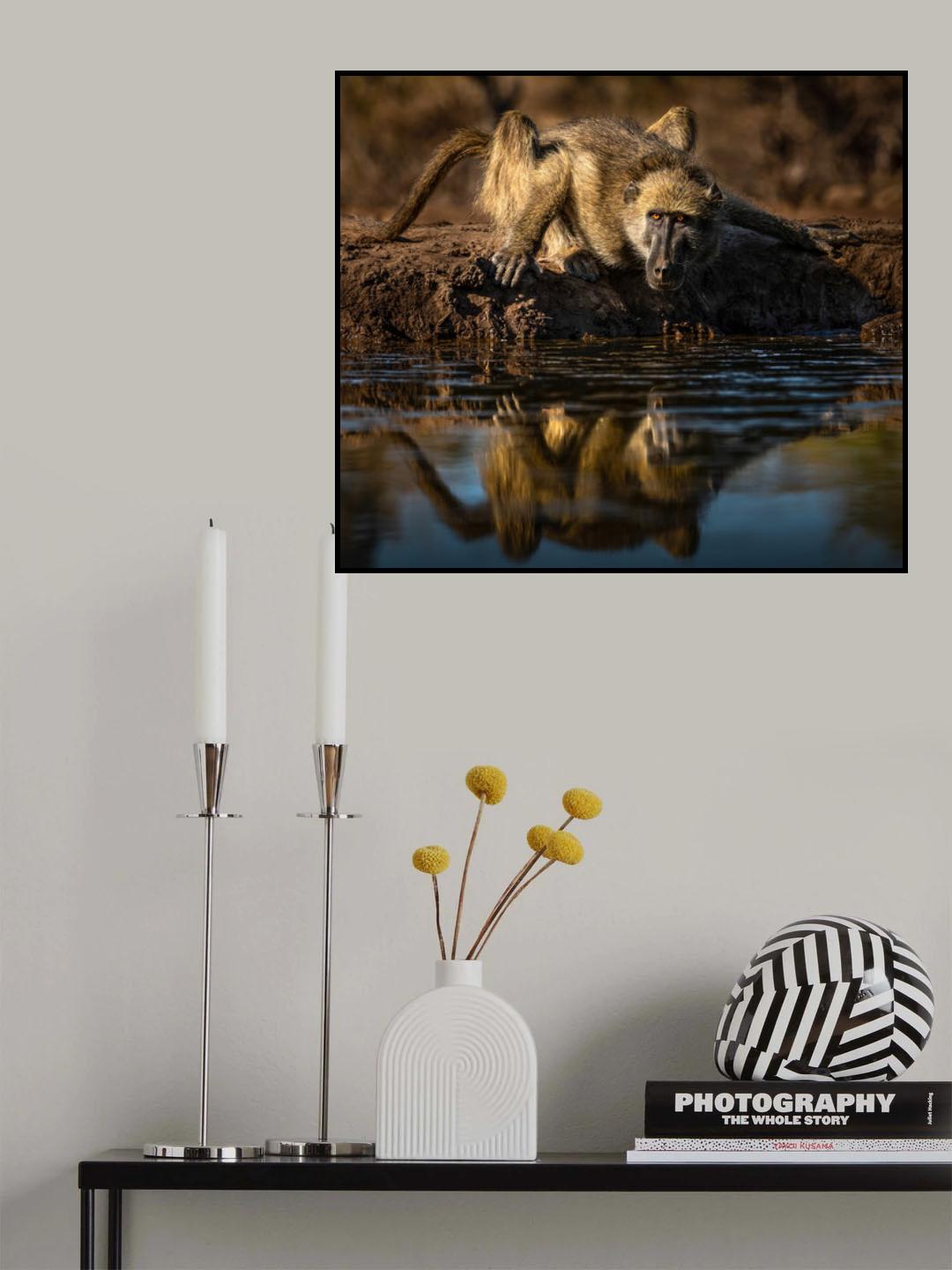 Fear Poster och Canvastavla