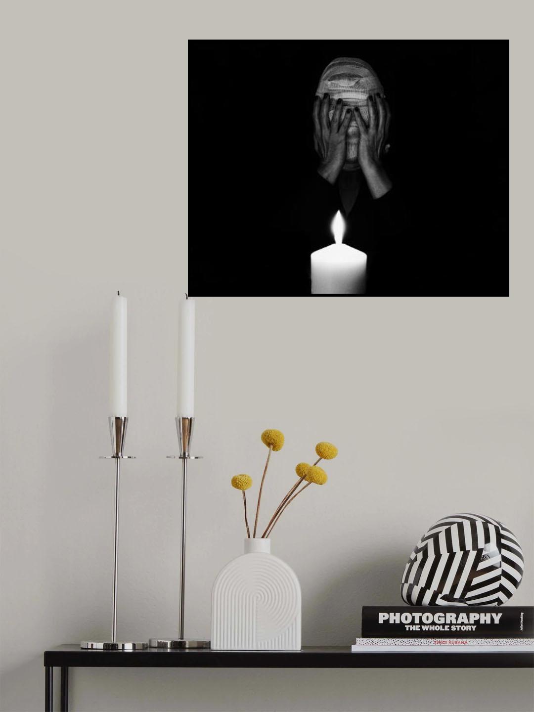 Presence in the dark ... IV of the series Poster och Canvastavla