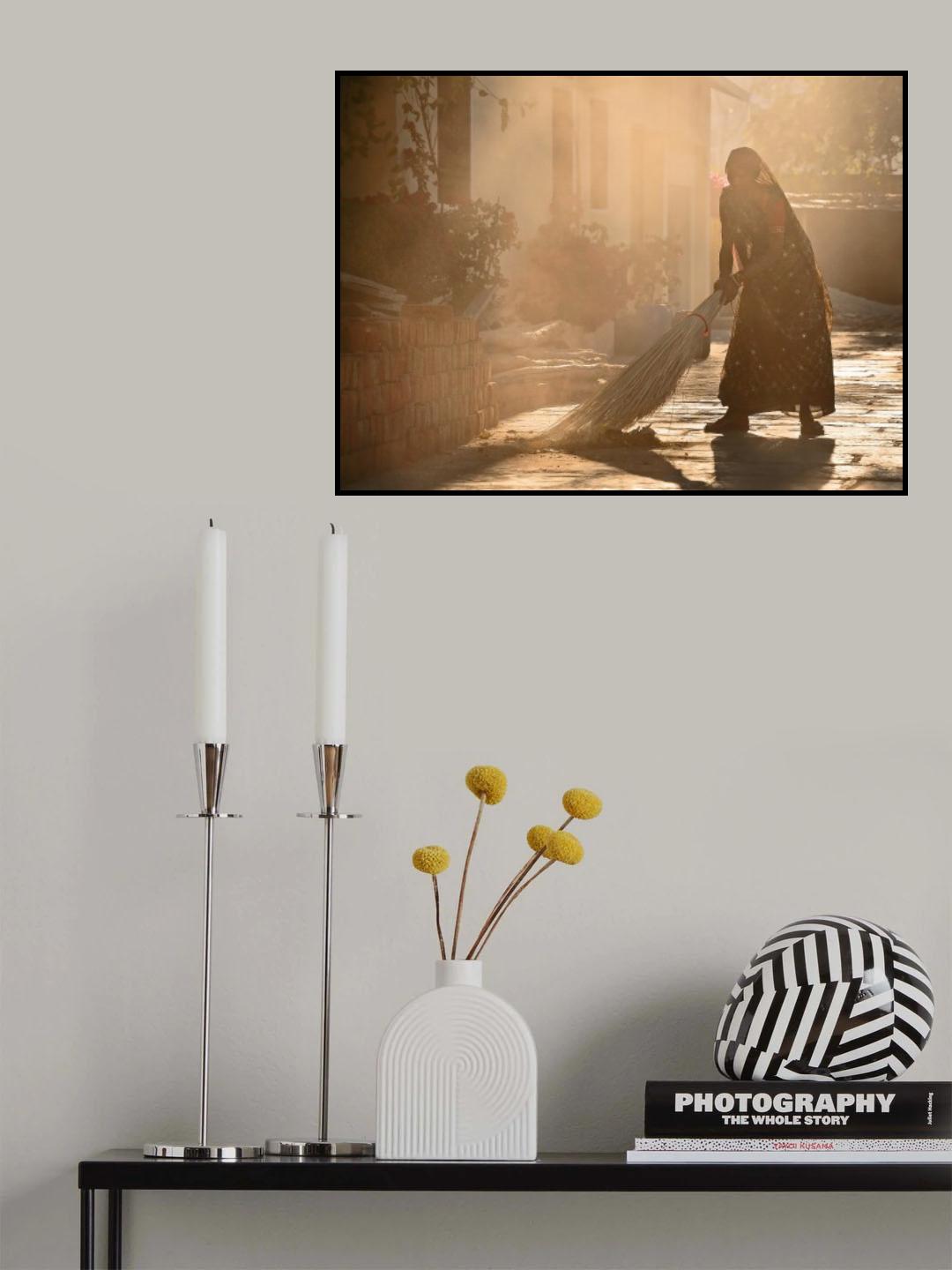 The art of sweeping Poster och Canvastavla