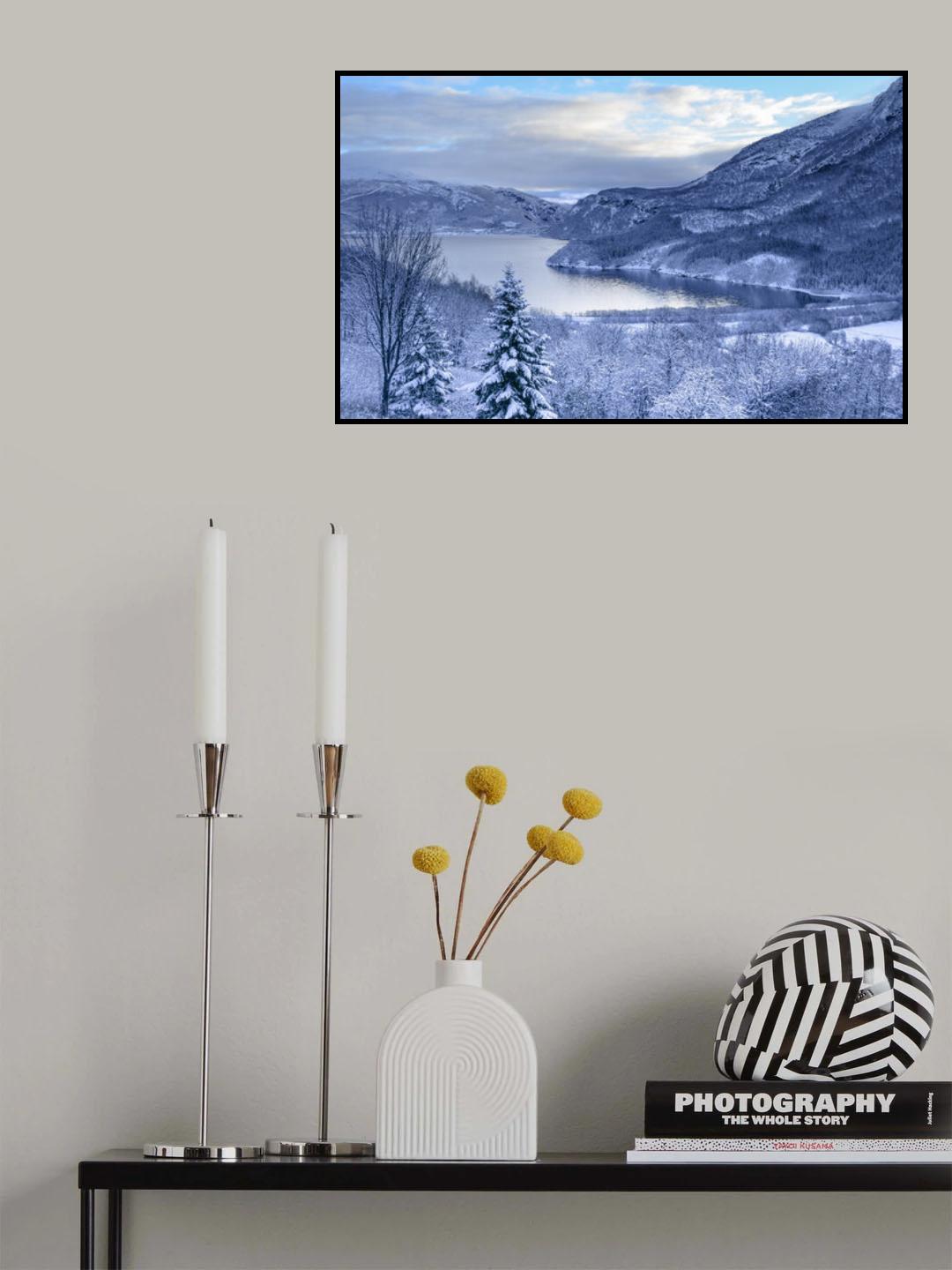 the first snow Poster och Canvastavla